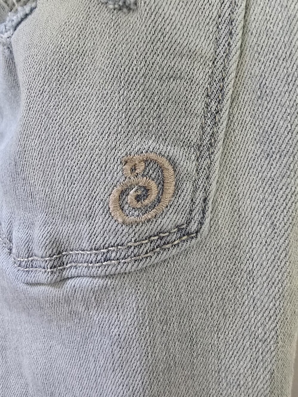 Indigo Rein Light Blue Distressed Button-Fly Skinny Jeans - Picture 3 of 4